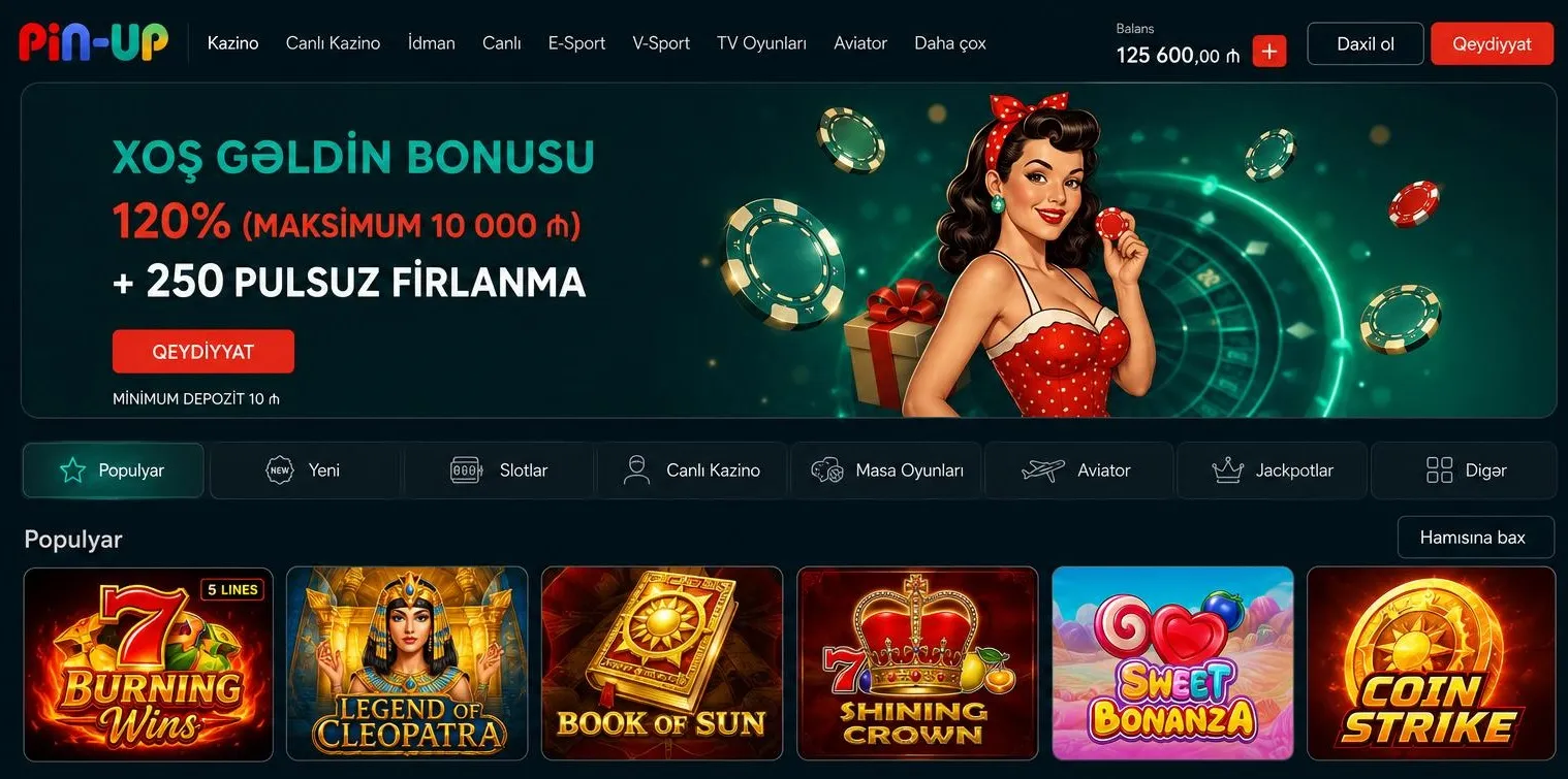 Mobil tətbiq PinAp — Pin Up
