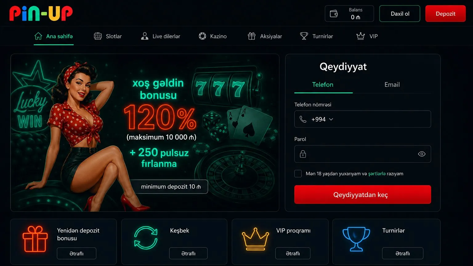 PinUp AZ mobil giriş — Pin Up giriş